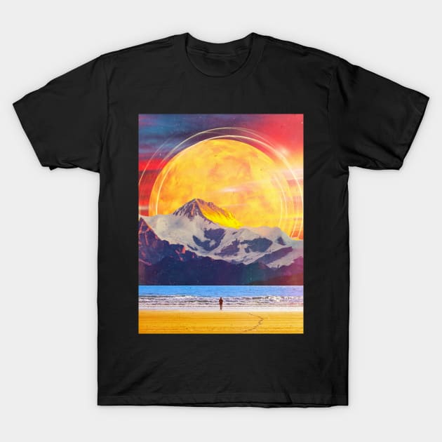 The Mountain At The Shore T-Shirt by SeamlessOo